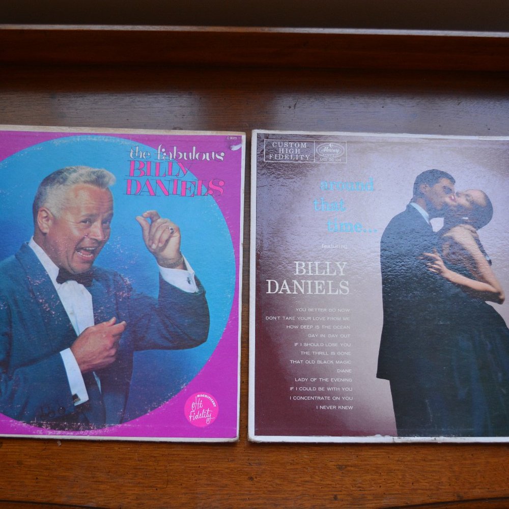 LOT Billy Daniels LP Vinyl Record VTG 33rpm 12"